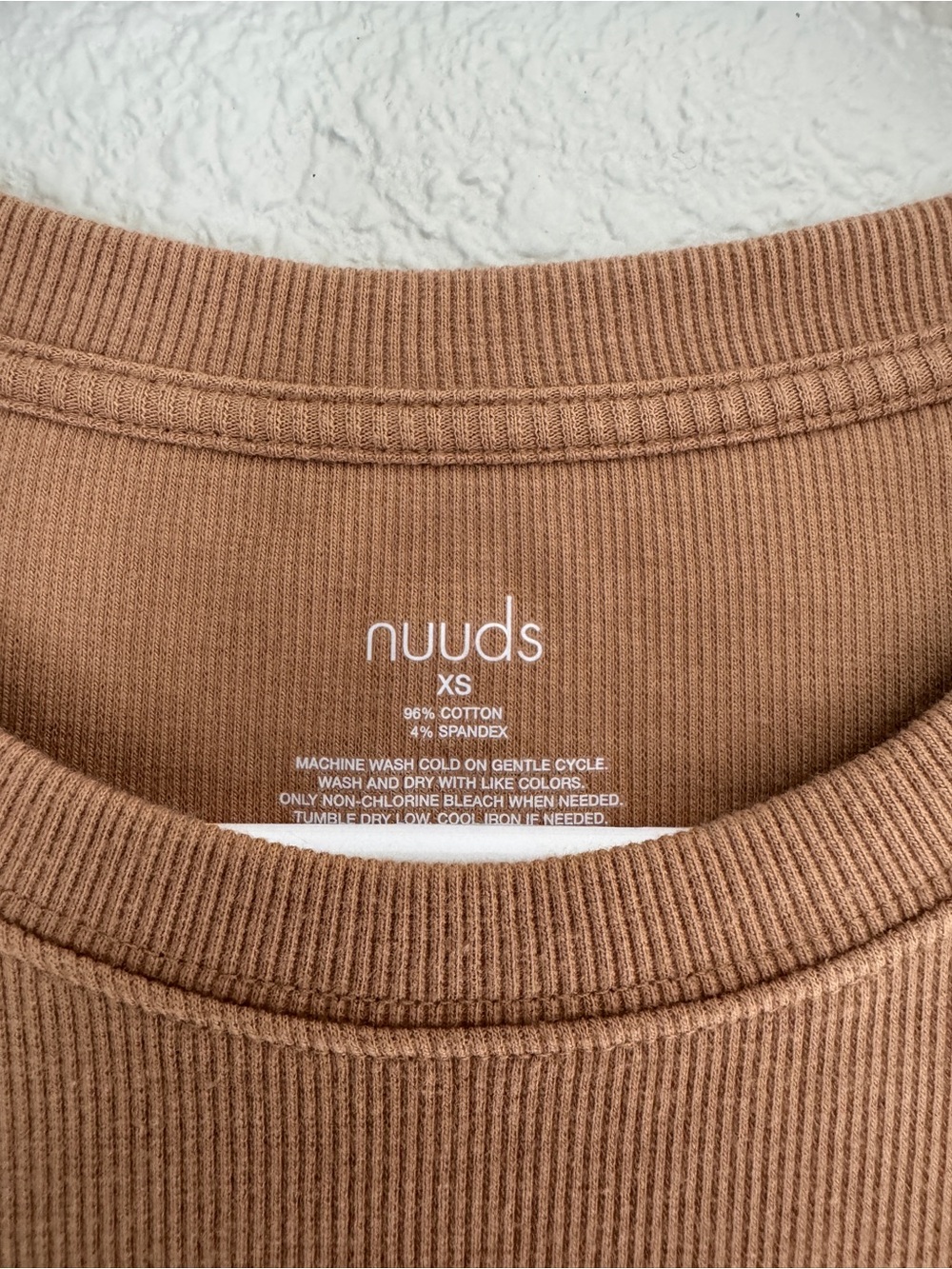 Nuuds Ribbed Bodysuits - set of 2 XS 🖤🤎 - Picture 5 of 6
